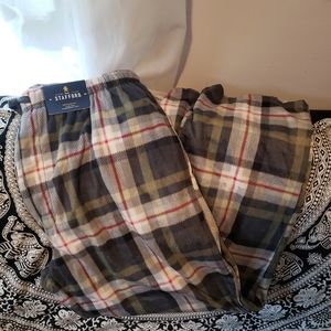 NWT Men's Stafford Fleece Pajama Pants